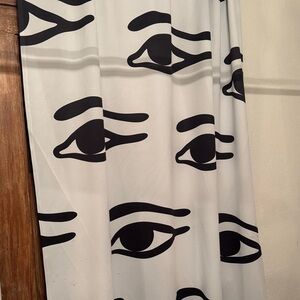 Society6 Monochrome Eye Design Duvet Cover